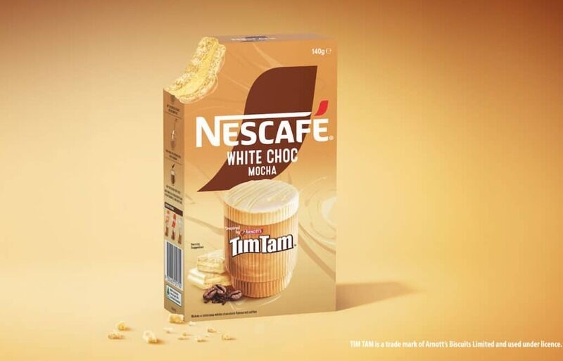 Biscuit-Flavored Coffee Blends : nescafe 1