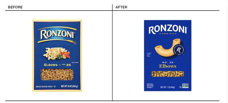 Revitalized Pasta Packaging Designs