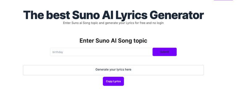 AI Lyric Generators