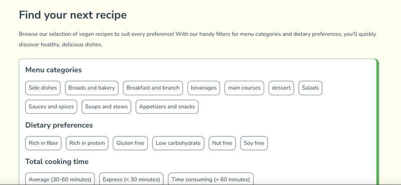 Diverse Vegan Recipe Platforms