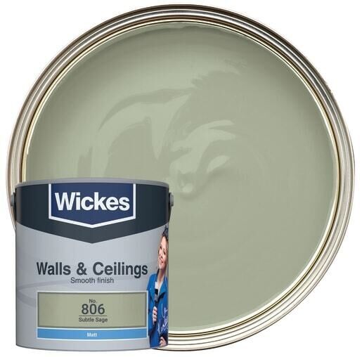 Collaborative Springtime Paint Colors : Wickes Subtle Sage paint