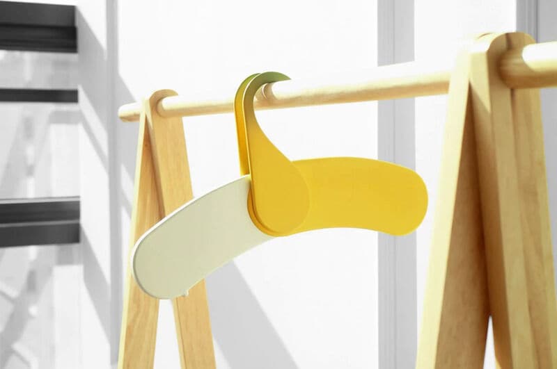 Banana-Inspired Clothing Hangers