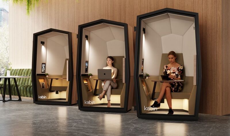 Calming Workspace Productivity Pods