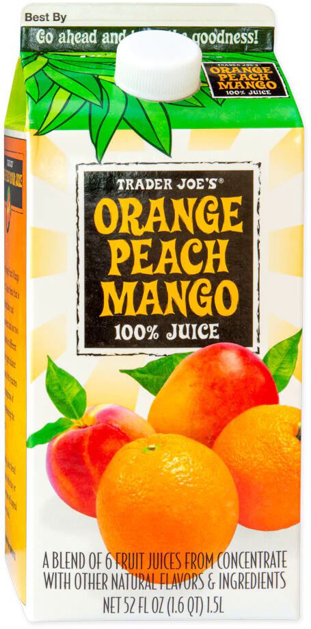 Orange Peach Mango Juices