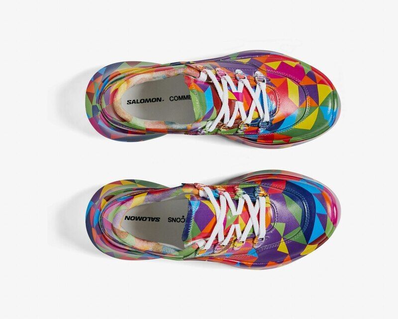 Boldly Patterned Colorful Sneakers