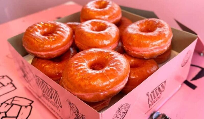 Celebratory Pink-Hued Donuts