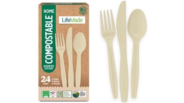 Home-Compostable Cutlery Main Gallery Image