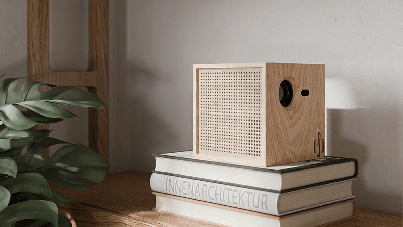 Sustainable Wooden Digital Projector