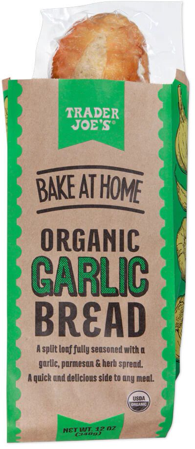 Organic Garlic Bread Loaves