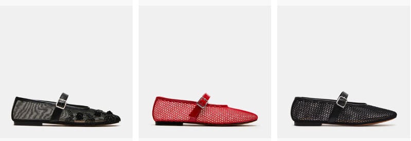 Chic Ballet Mesh Flats