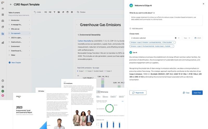 AI-Backed Sustainability Metrics