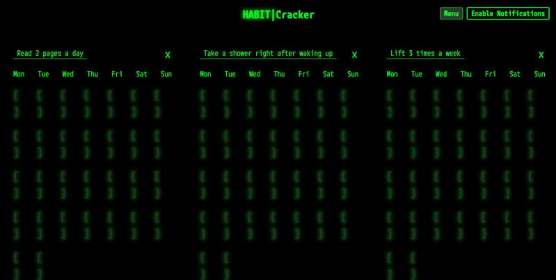 Linux-Style Habit Trackers