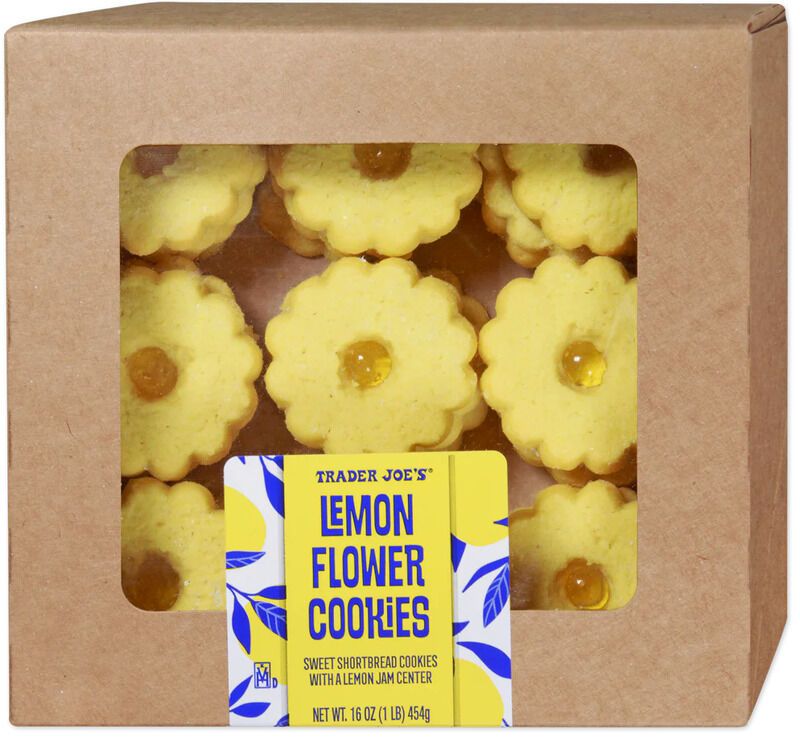 Flower-Shaped Lemon Cookies