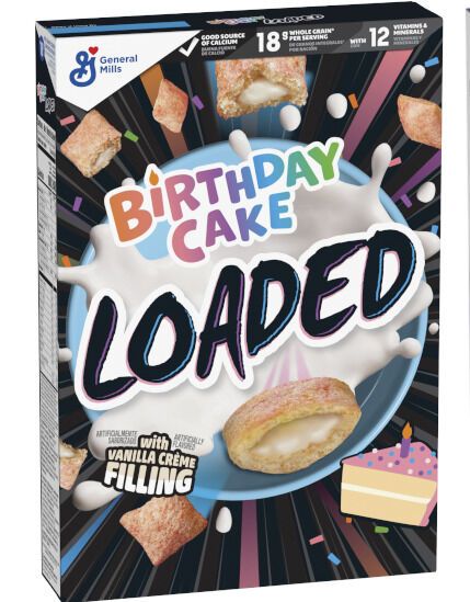 Creme-Filled Birthday Cake Cereals