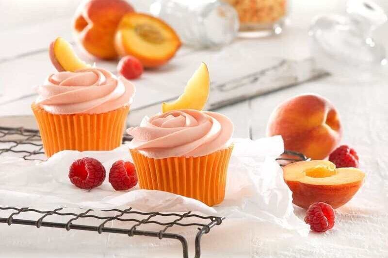 Peachy Dessert-Inspired Frostings