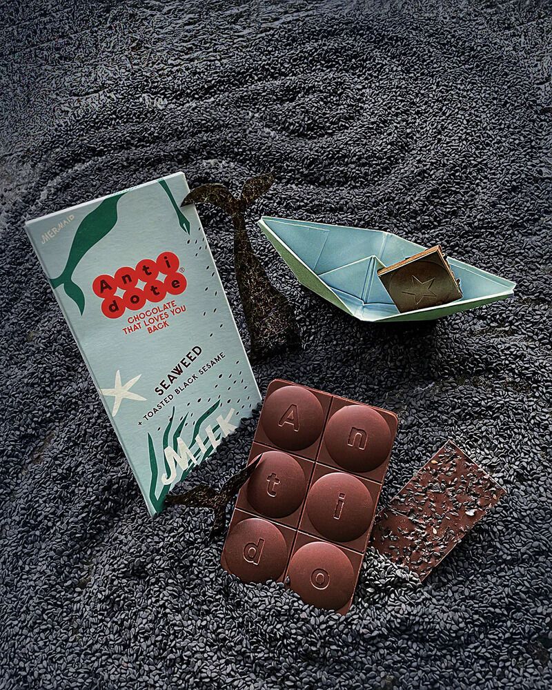Intriguing Seaweed-Infused Chocolate
