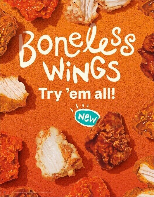 Deliciously Seasoned Boneless Wings