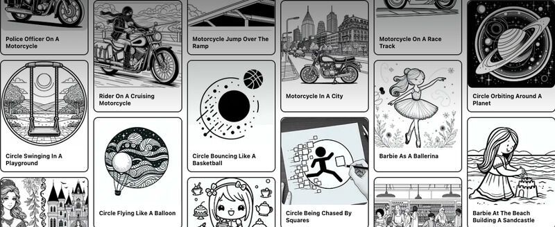 AI Coloring Books