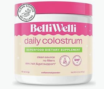 Daily Gold-Colored Colostrum Powders