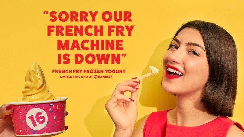 French Fry Frozen Yogurts