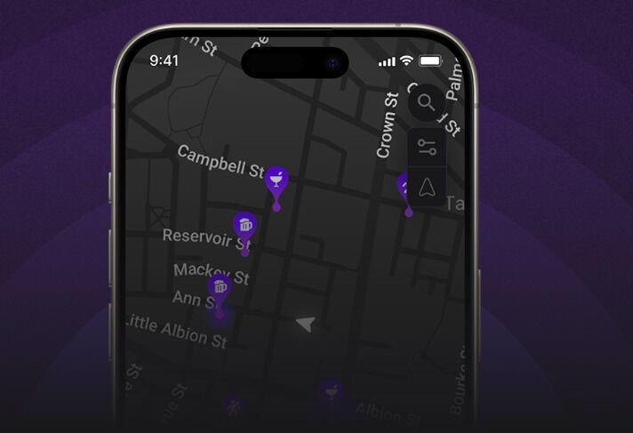 Real-Time Night Life Maps