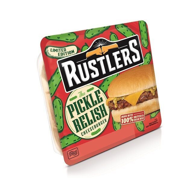 Pickle-Packed Microwaveable Burgers