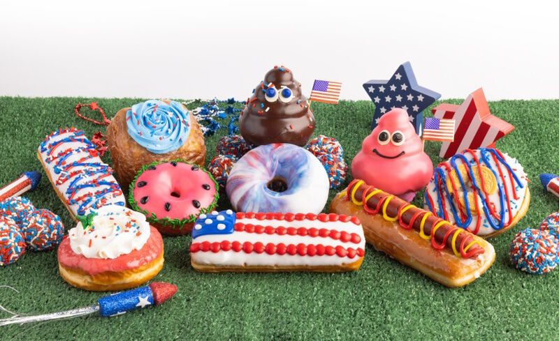 Indulgent Independence Day Donuts