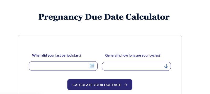 Pregnancy Due Date Calculators