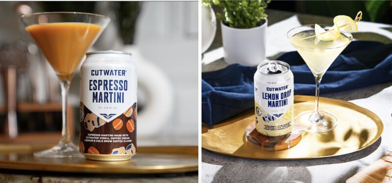 Indulgent Canned Martini Cocktails