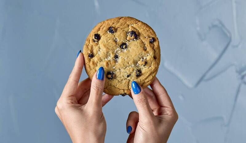 Blueberry Muffin-Inspired Cookies