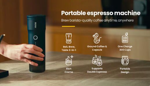 3-in-1 Portable Espresso Brewers