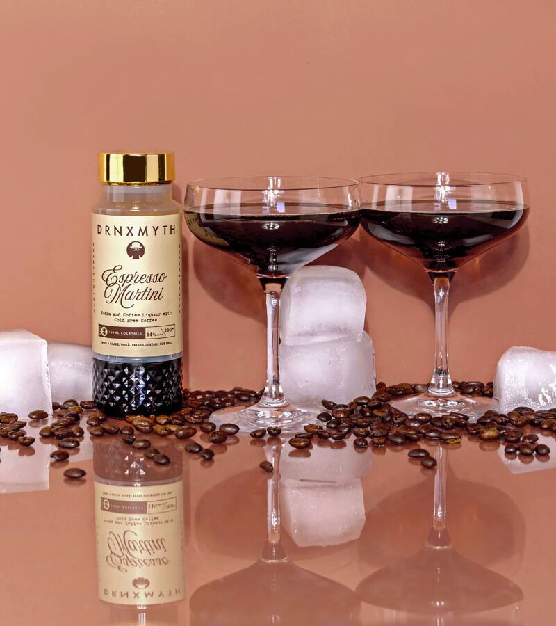 Twist-to-Mix Espresso Martinis