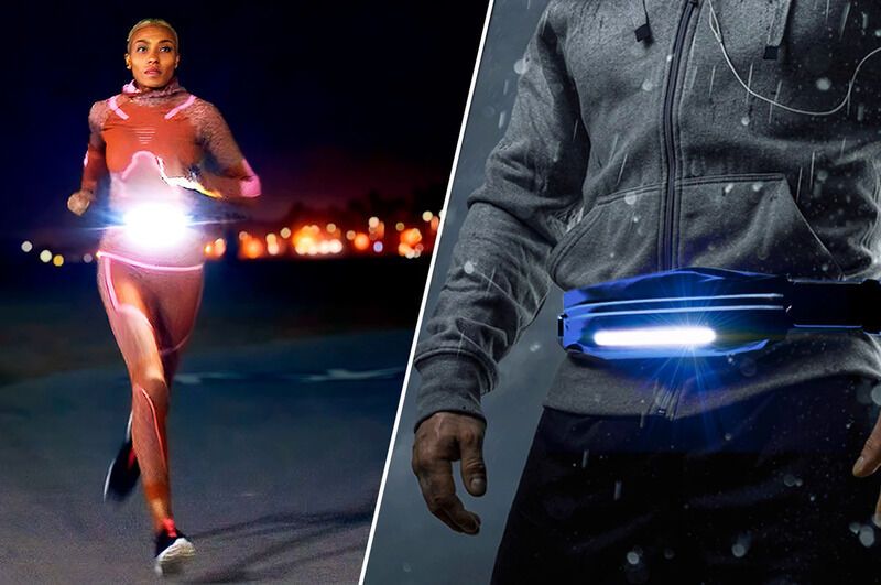 Sleek Illuminating Runner Belts