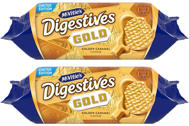 Golden Caramel Digestive Cookies