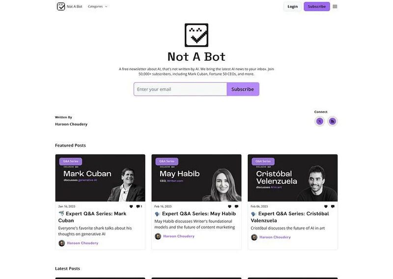 Human-Penned AI Newsletters