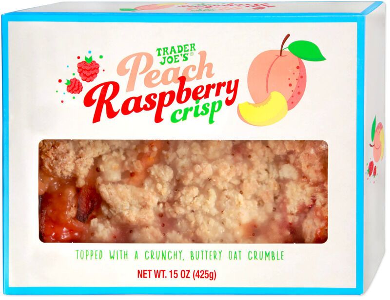 Buttery Peach Raspberry Crisps