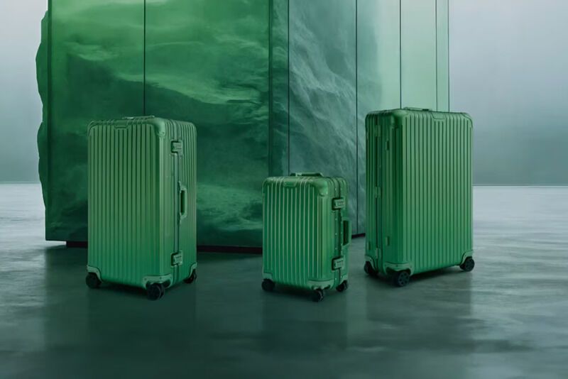 Rimowa green luggage online