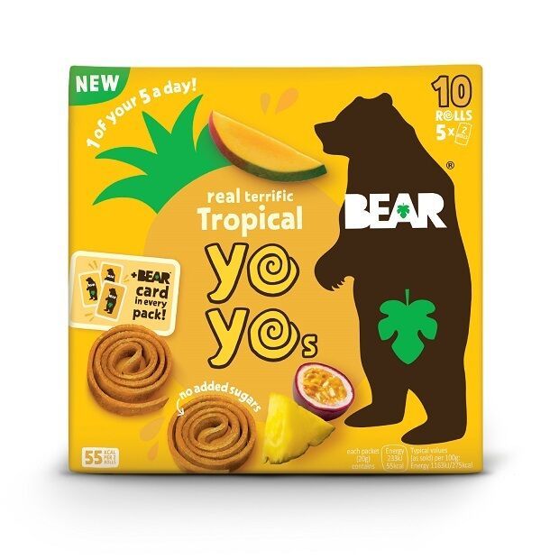 Rolled Tropical Fruit Snacks