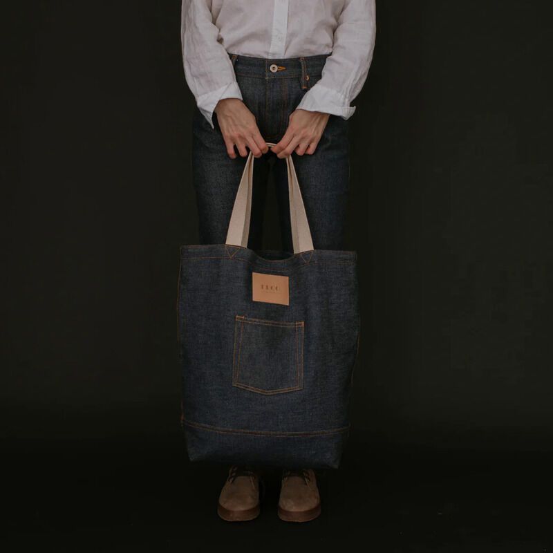 Oversized Denim Tote Bags