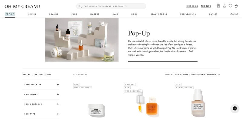 Digital Cosmetics Pop-Ups