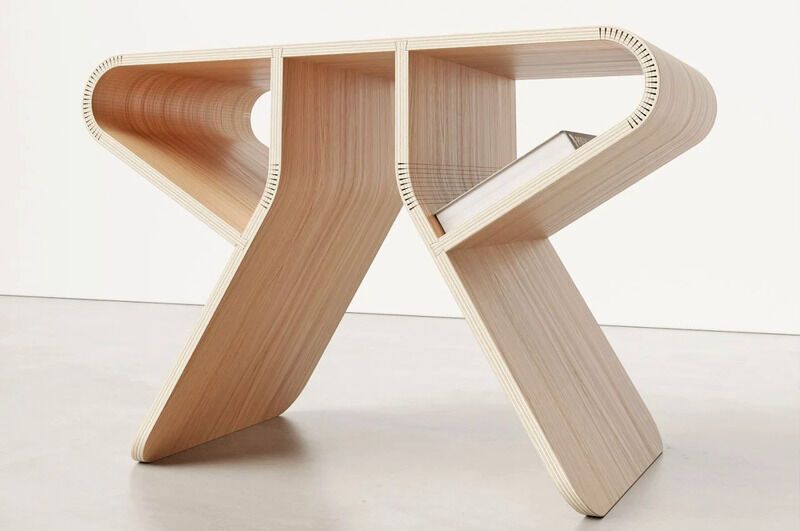 Flat-Packed Wooden Stool