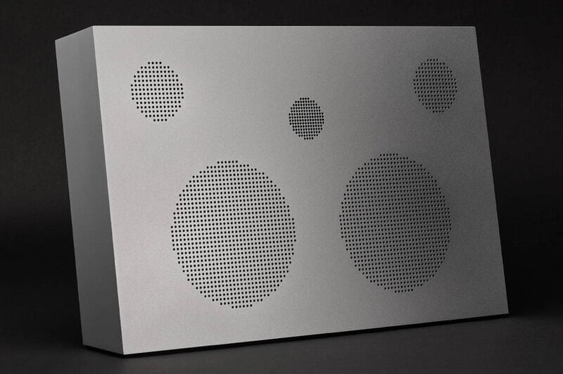 Metallic Purist Design Speakers