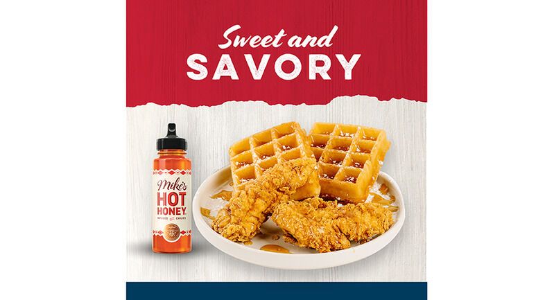 Spicy-Sweet Chicken Waffle Dishes