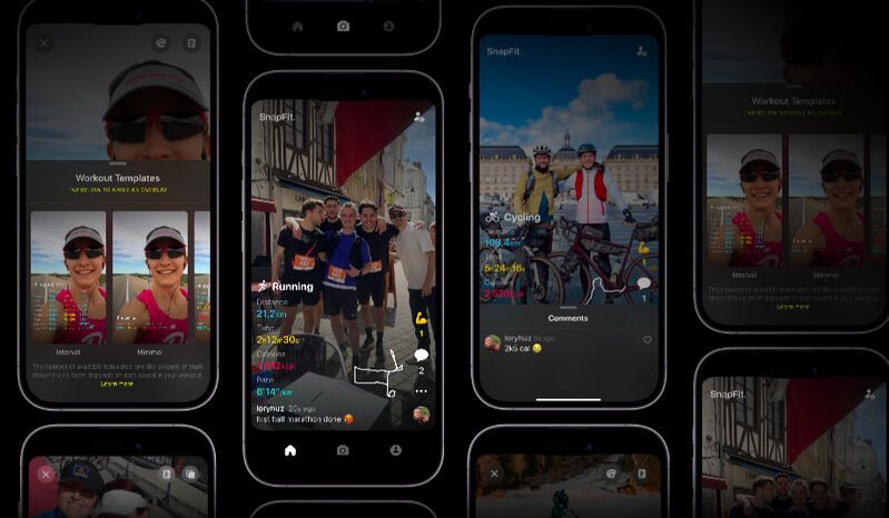 Social Camera Fitness Apps