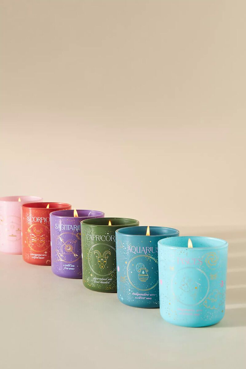 Colorful Zodiac Candles