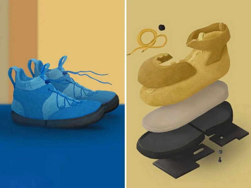 Sustainable Adapting Shoe Designs