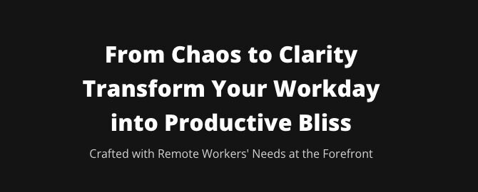 Productivity-Boosting Remote Work Tools