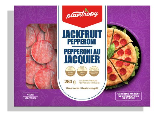 Jackfruit-Based Pepperoni Slices