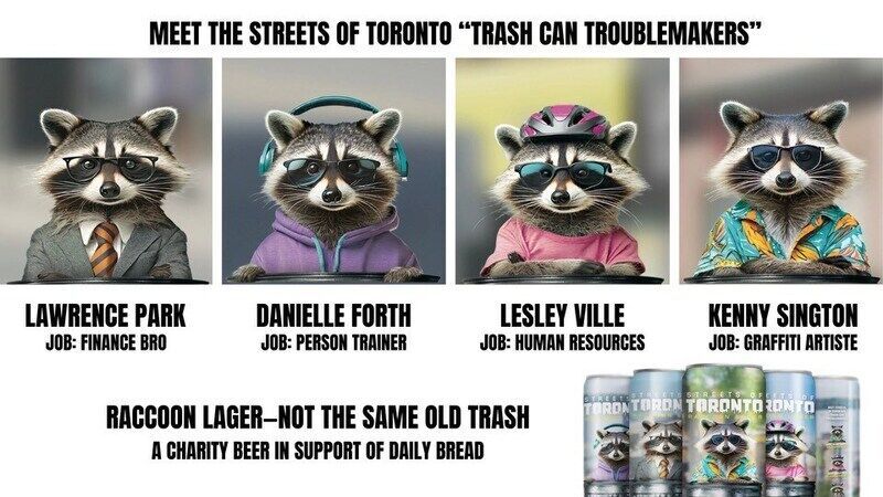 Charitable Racoon-Inspired Beer