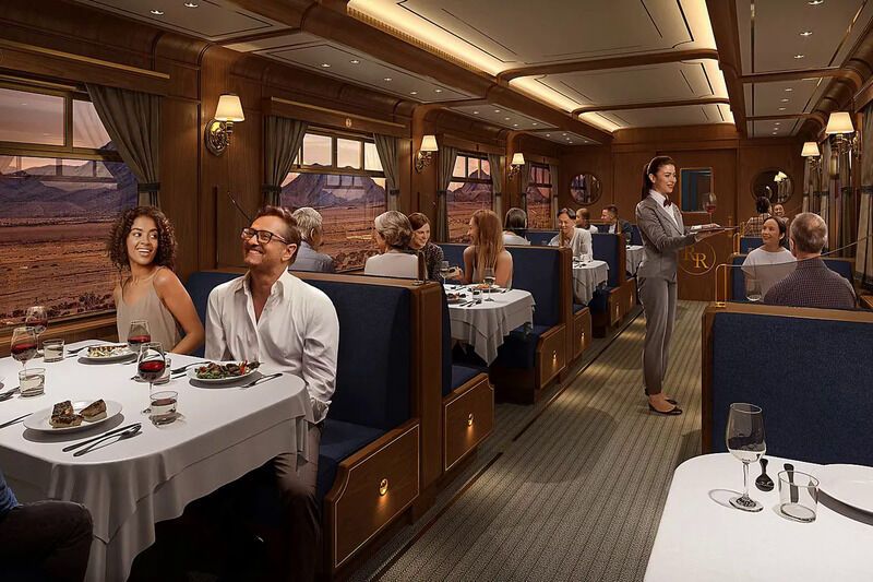 At-Sea Railway Dining Experiences